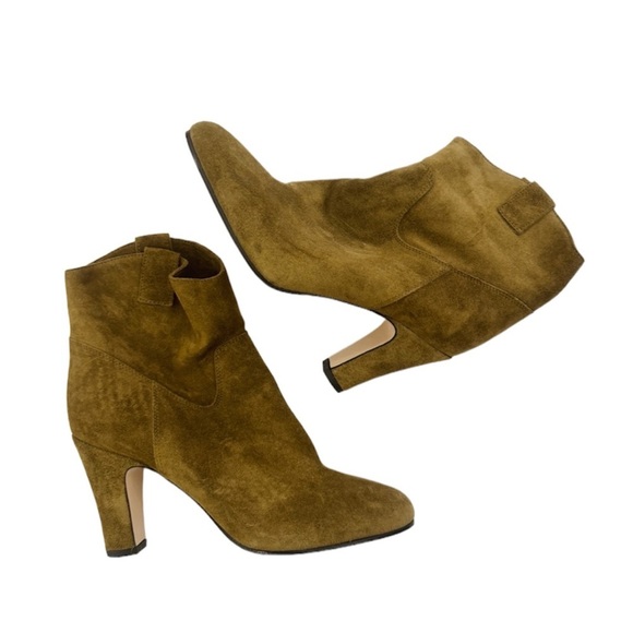 Club Monaco genuine suede ankle booties NEW - Picture 1 of 8